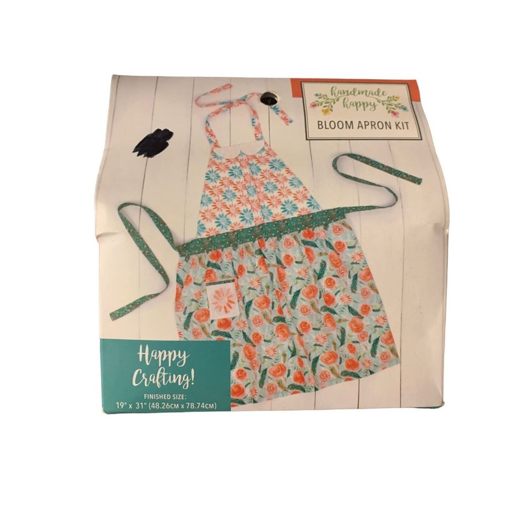 JO-ANN Fabrics Handmade Happy "Bloom Apron Kit" Floral 19" By 31"